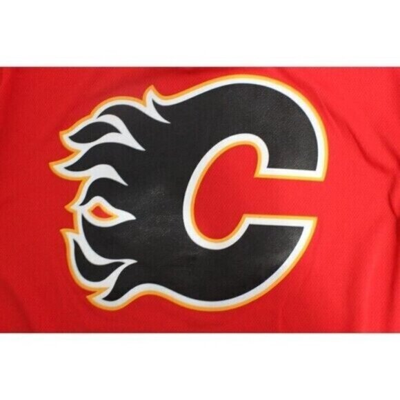 Calgary Flames Mens Fanatics Jersey NHL Breakaway Hockey Licensed Red Sz XL - Picture 3 of 16